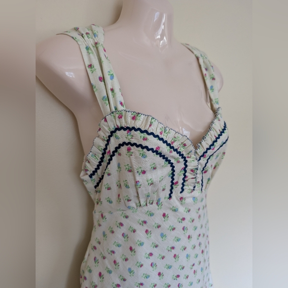 Free People Sweet Hearts Midi Dress XS NWT - Picture 7 of 16